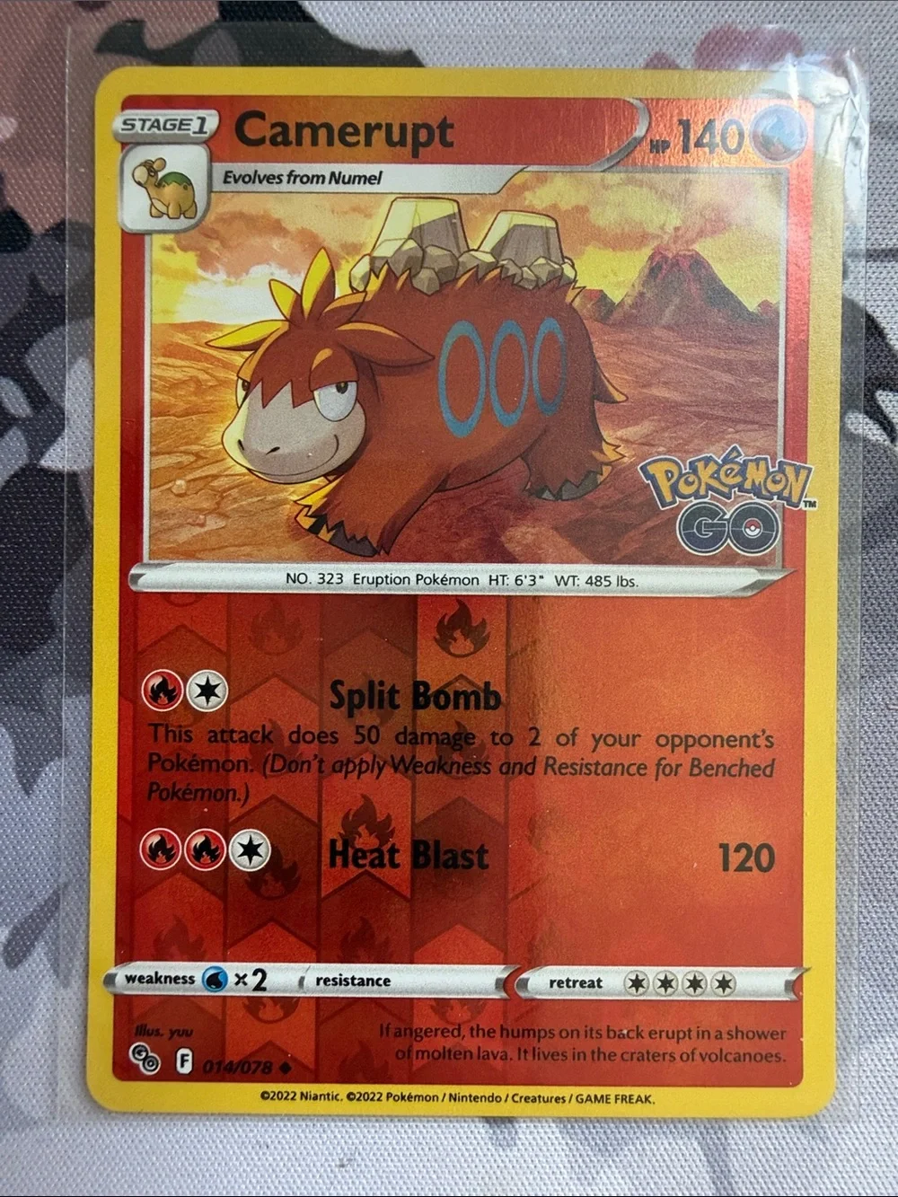 Numel & Camerupt Pokémon Evolution Reverse Holo Card Lot 🌋 | 4 Cards ✨5/$25✨